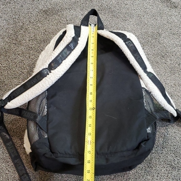 Pink VS Rare Sherpa Large Campus Backpack main image 11